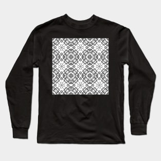 Abstract monochrome pattern Long Sleeve T-Shirt